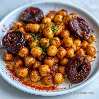 Roasted Chickpeas and Dates in 30 Min Recipe Card