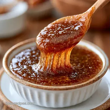 Date Caramel with Coconut Milk Recipe Card