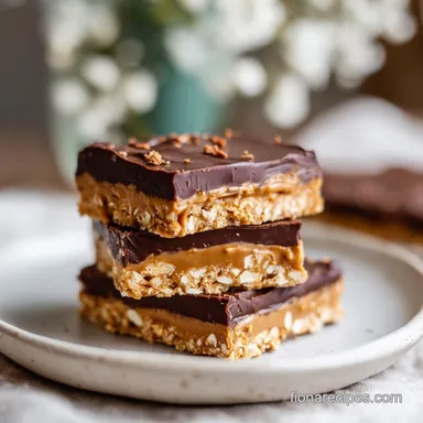 No Bake Peanut Butter Bars in 1 Hour 15 Min