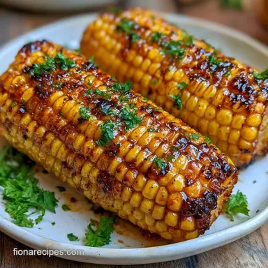 Oven Roasted Corn on the Cob in 25 Mins Recipe Card