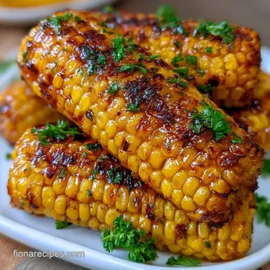 Oven Roasted Corn on the Cob in 25 Mins