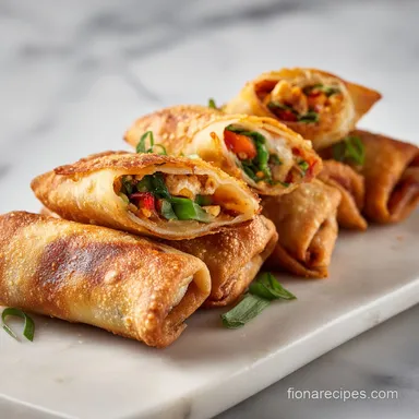Pork Mushroom Egg Rolls: Crispy Golden