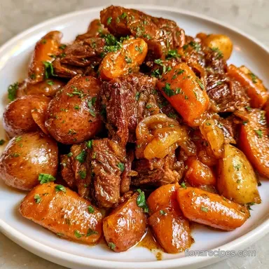 Pot Roast with Red Potatoes: Slow-Cooked