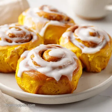 Pumpkin Cinnamon Rolls in 45 Minutes
