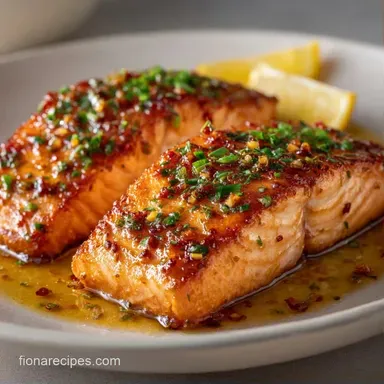 Quick Salmon for 2 Servings Recipe Card