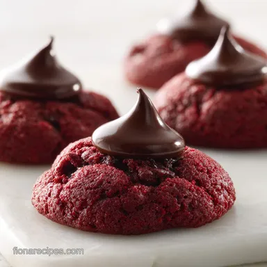 Red Velvet Blossoms Cookies in 25 Minutes