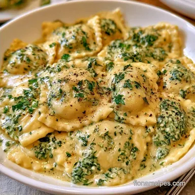 Ricotta Spinach Ravioli in 34 Minutes
