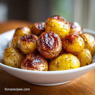 Roasted Baby Potatoes in 30 Minutes for 4 Servings Recipe Card