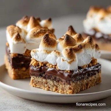 S'mores Cookie Bars for 24 Servings