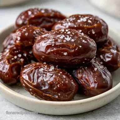 Sea Salt Stuffed Dates with Almond Butter