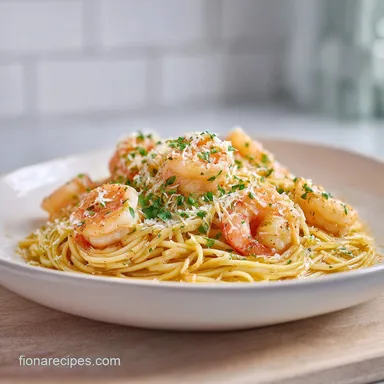 Shrimp Scampi Pasta in 20 Minutes for 4 Recipe Card