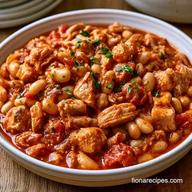 Slow Cooker Buffalo Chicken Chili for 6