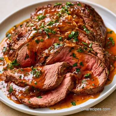 Slow Cooker Herb Pot Roast for 6 Servings Recipe Card
