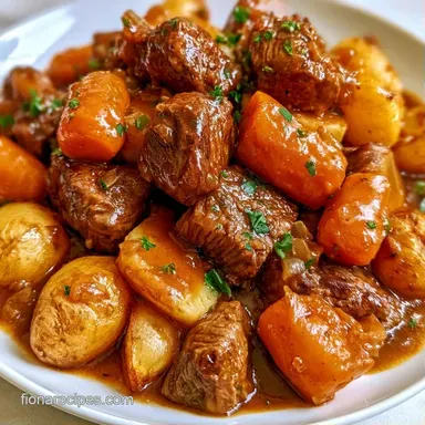 Slow Cooker Pot Roast: Tender Beef Recipe Card