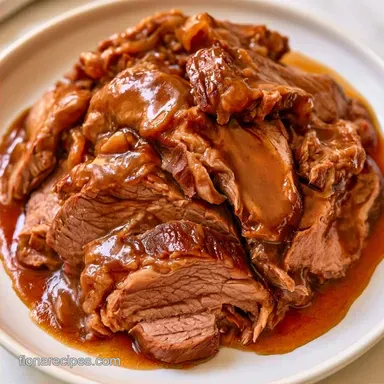 Slow Cooker Pot Roast with Gravy for 6