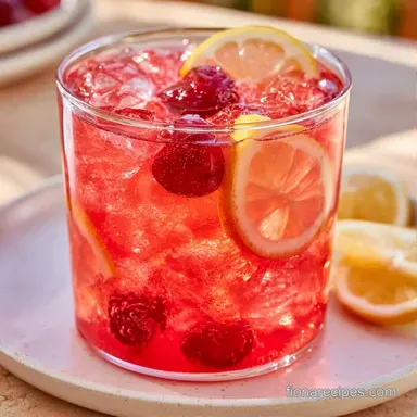 Sparkling Cherry Lemonade in 10 Minutes Recipe Card