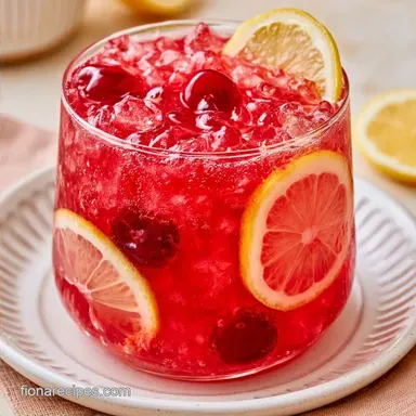 Sparkling Cherry Lemonade in 10 Minutes