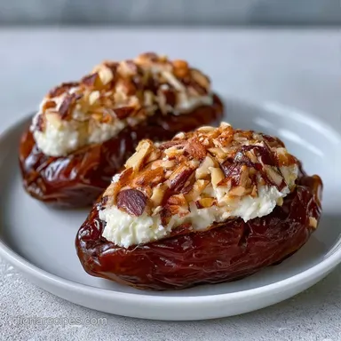 Stuffed Medjool Dates in 10 Minutes Recipe Card