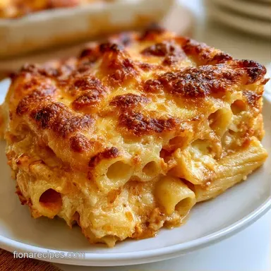 Stuffed Rigatoni Pasta with Ricotta Recipe Card