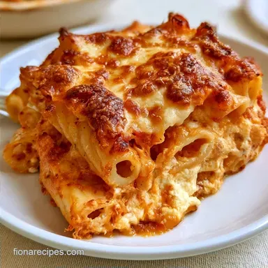 Stuffed Rigatoni Pasta with Ricotta