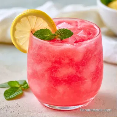 Watermelon Pink Lemonade in 10 Minutes Recipe Card