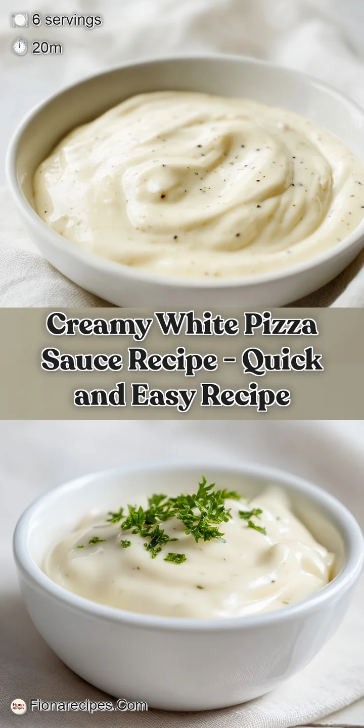 Close-up of velvety white sauce with tiny bubbles and golden garlic bits, glistening under warm kitchen light.