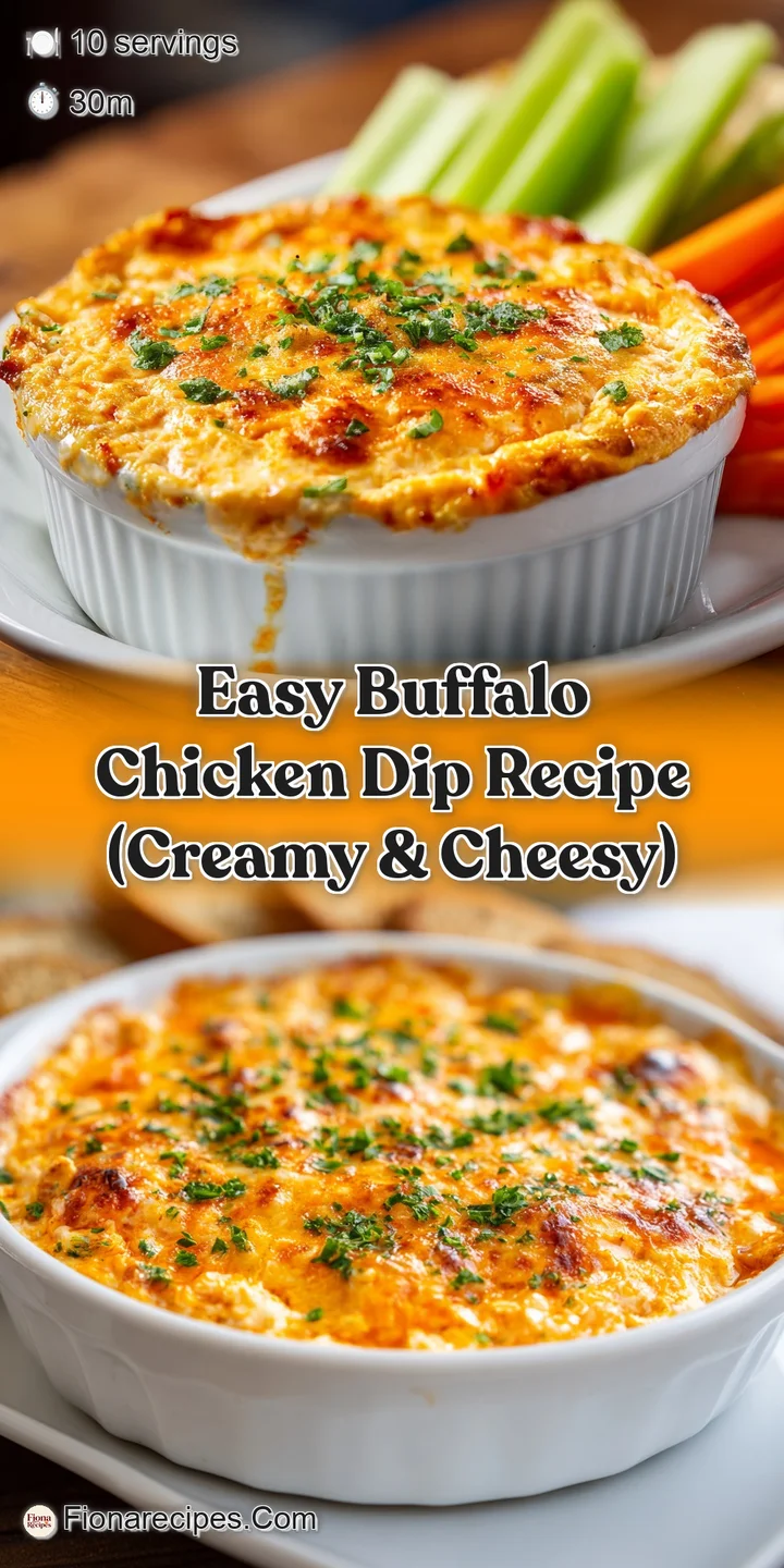 Close-up of hot and bubbly buffalo chicken dip, with melted cheese and visible shredded chicken. Specks of red pepper cre...