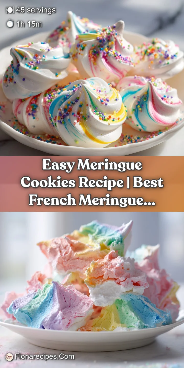 A close-up of airy, crisp meringue cookies with subtle hints of golden caramelization and a brittle texture.