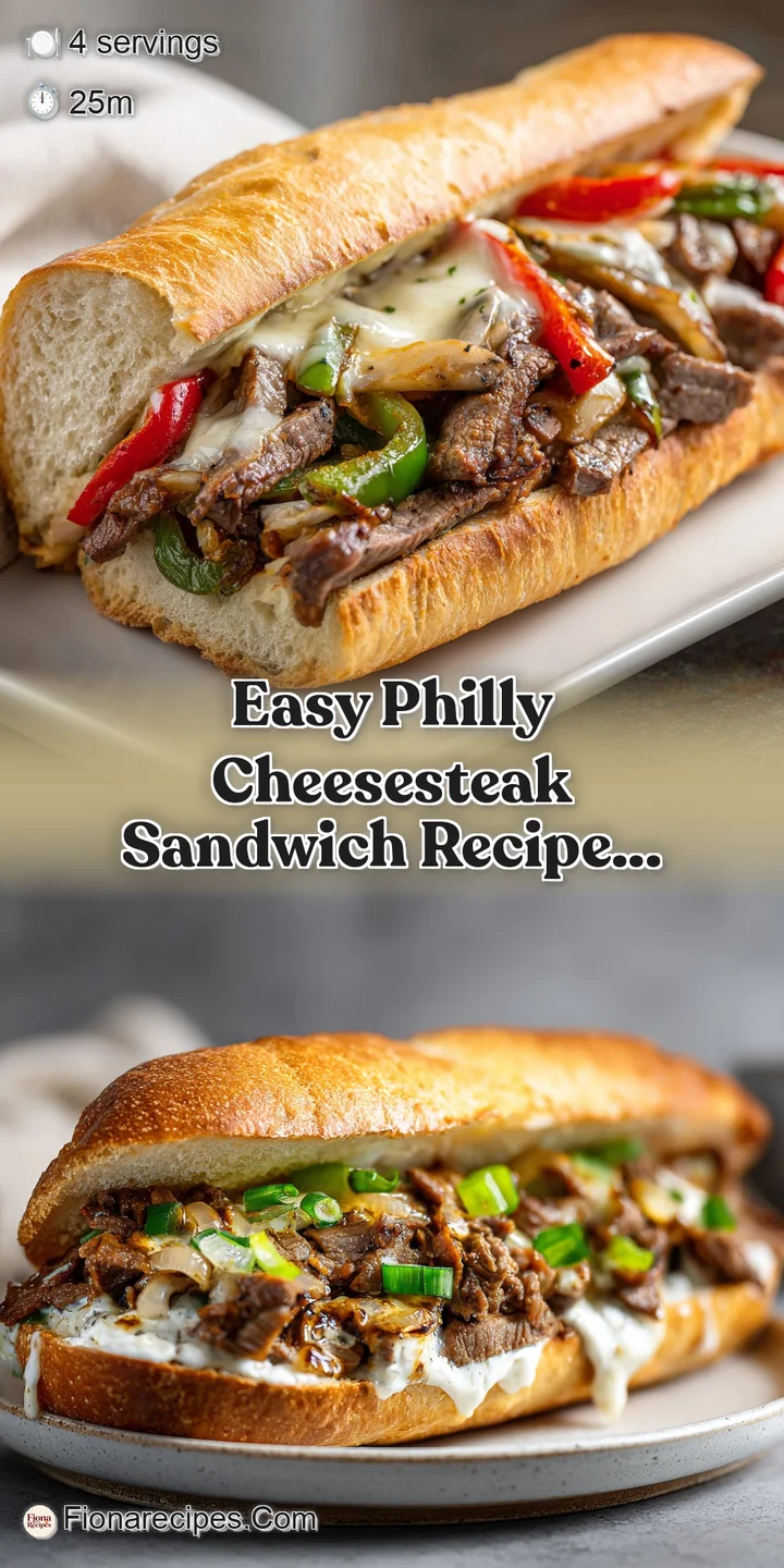 Close-up of a juicy Philly cheesesteak, glistening with melted provolone and tender steak, nestled in a toasted roll.