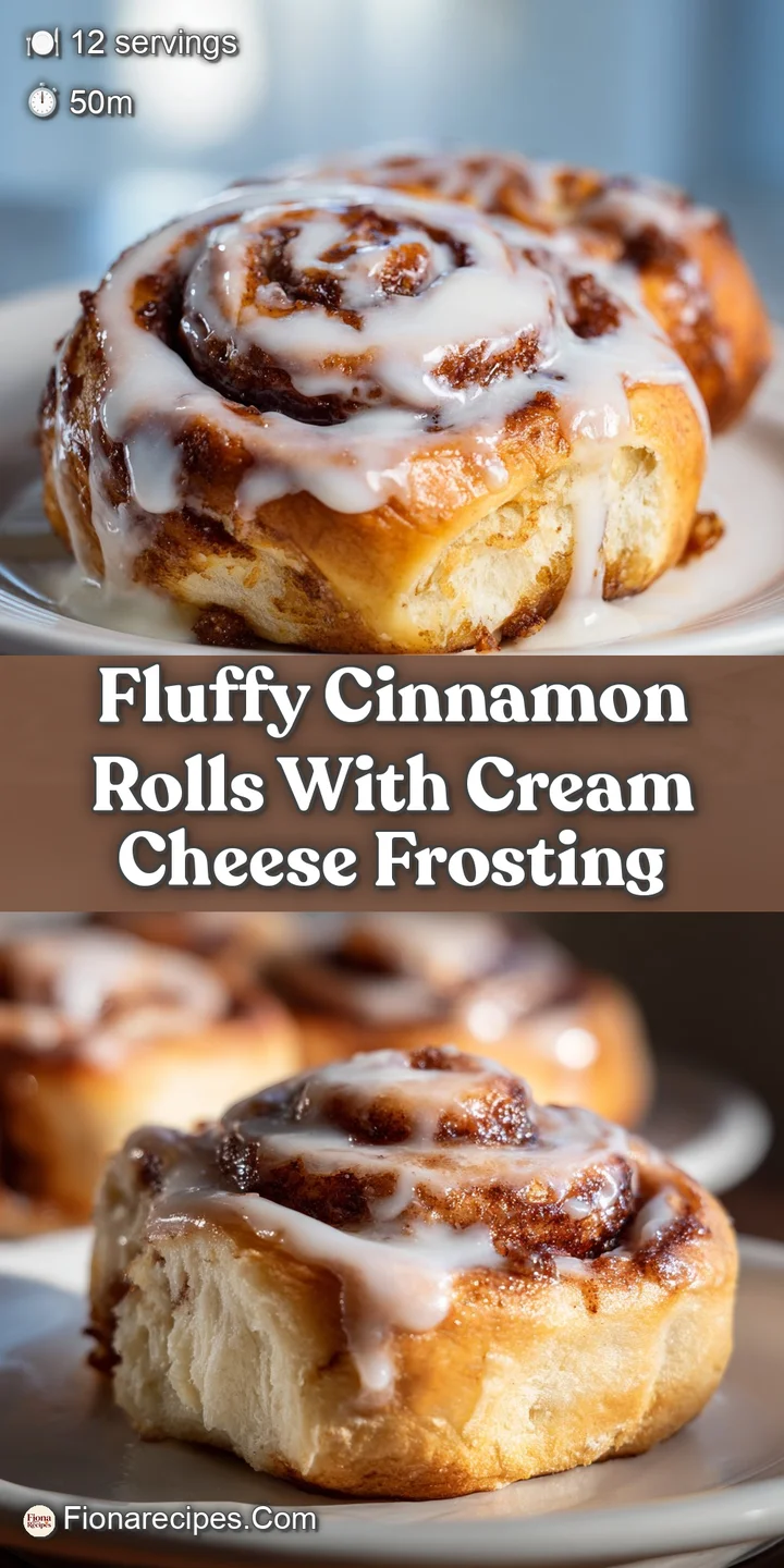 Close-up of a gooey cinnamon roll with dripping cream cheese frosting. Warm, soft dough and sweet spice create a tempting ...