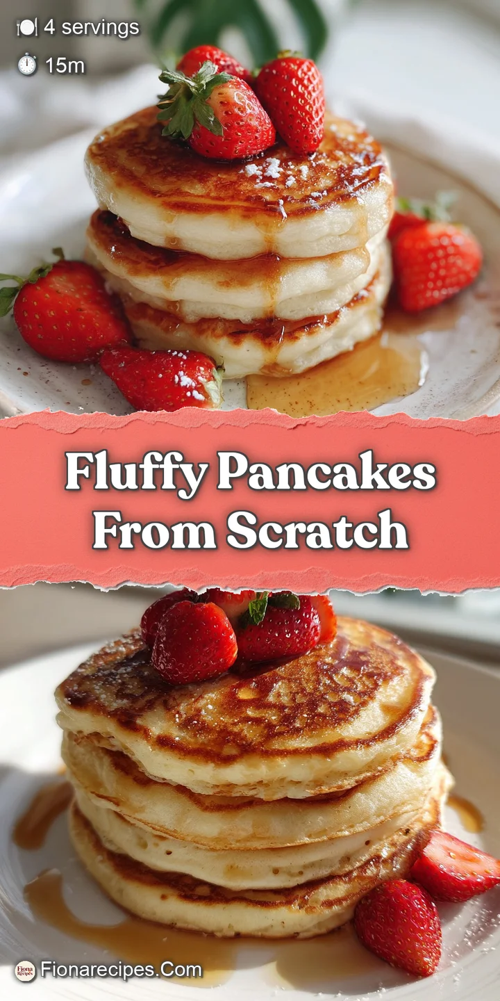 Close-up of a fluffy pancake revealing airy texture, glistening with syrup, and topped with melting butter. Warm breakfast...