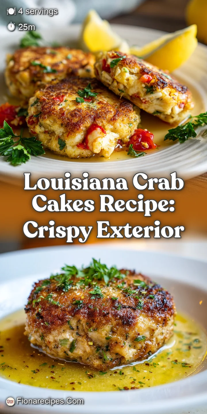 Close-up of a golden, crispy crab cake. Visible chunks of crab and herbs. Hints of steam suggest it's fresh and hot.