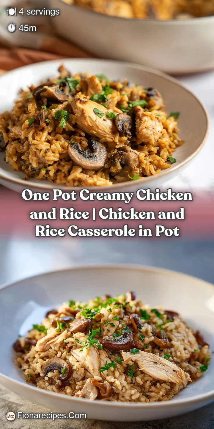 Close-up of juicy shredded chicken nestled in creamy rice, with a hint of golden browning on top.