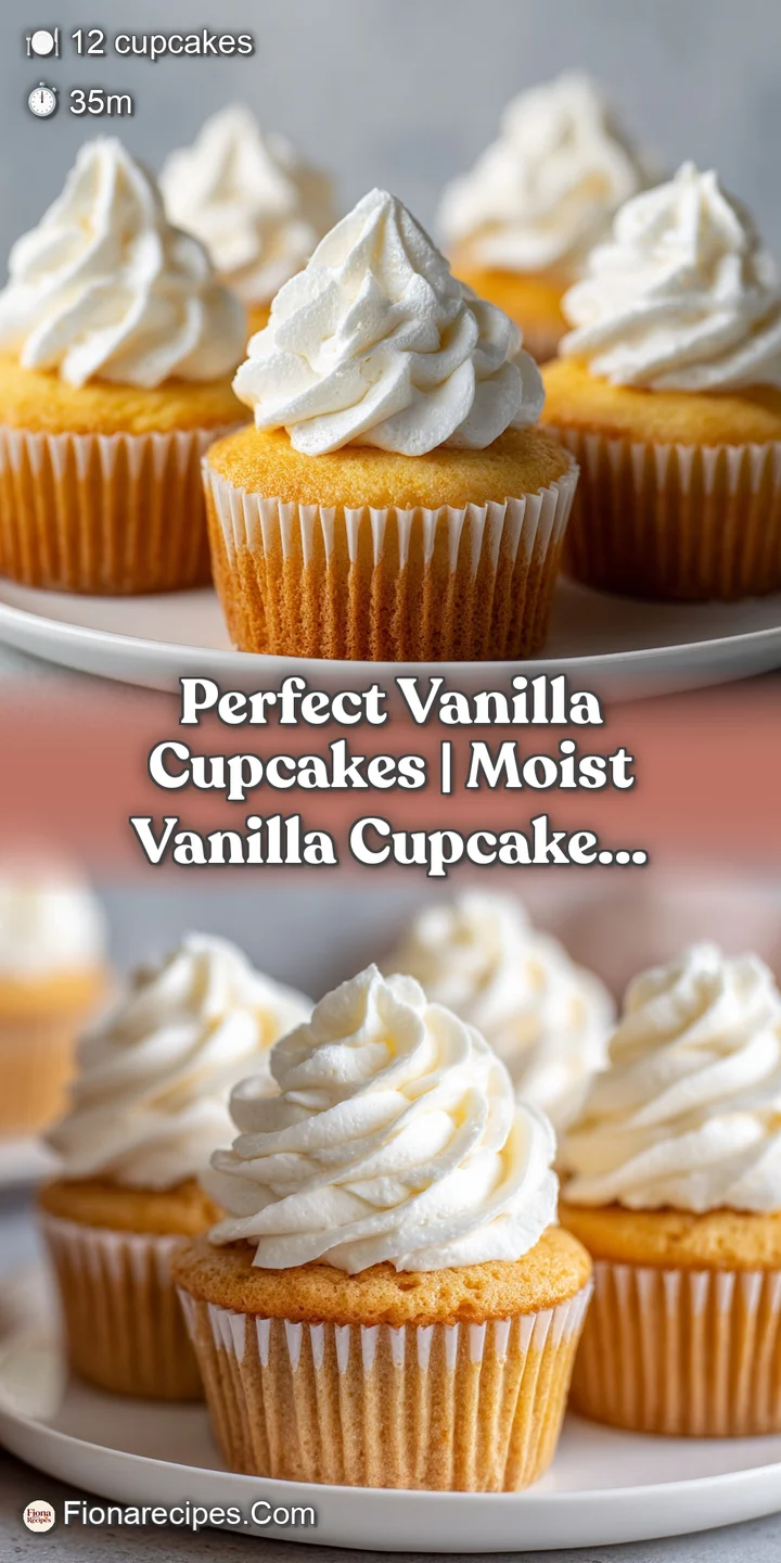 Close-up of moist, golden cake topped with a thick peak of velvety white frosting and a dusting of fine sugar.