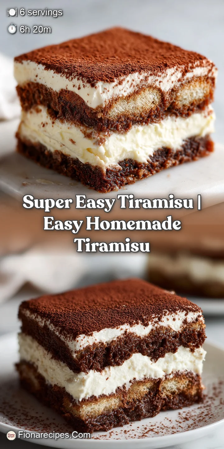 Macro shot of fluffy white mascarpone cream and dark cocoa powder dusting over moist, espresso-soaked cake.