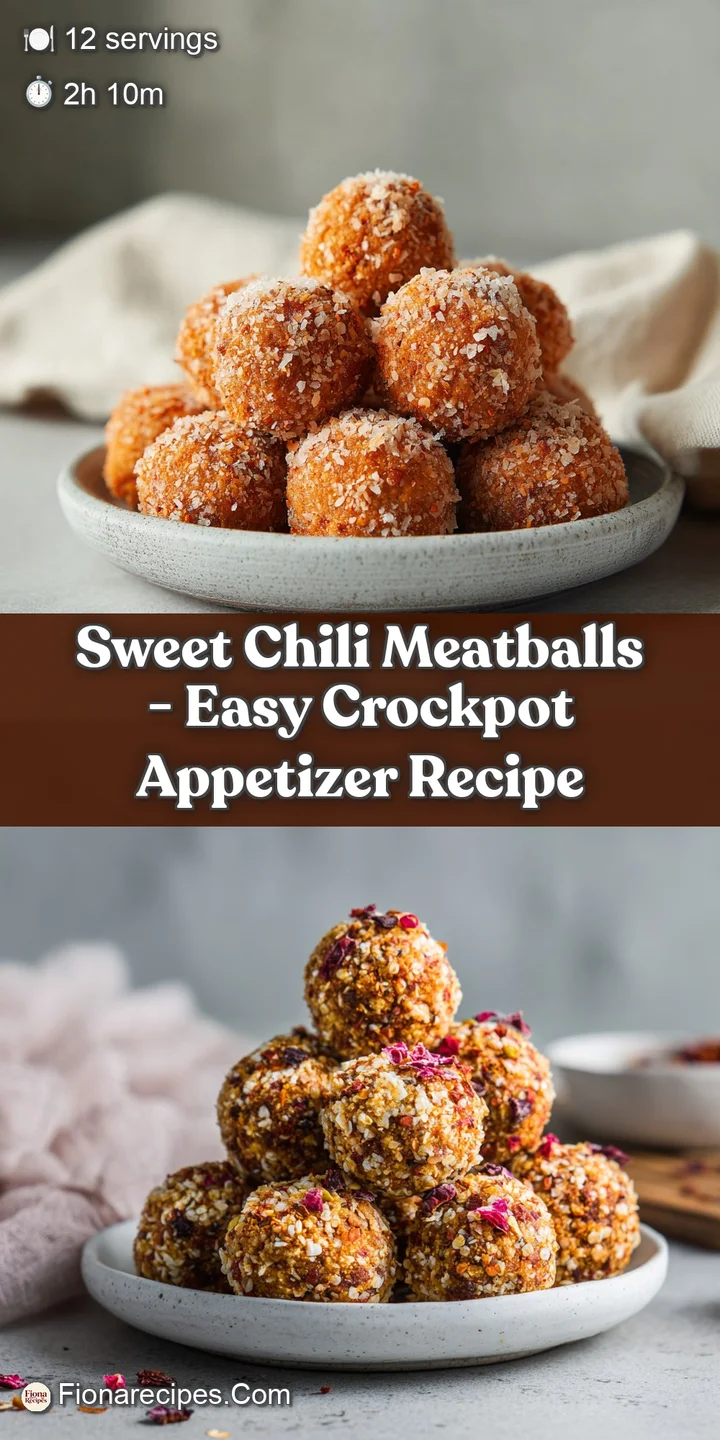 Juicy sweet chili meatballs close-up, glistening with a sticky glaze, hints of red pepper flakes, ready to eat.