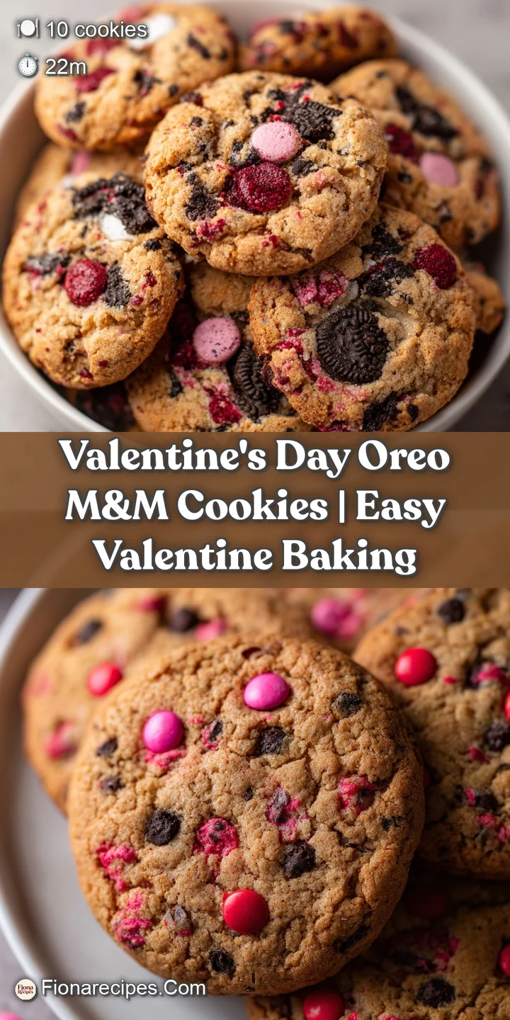 Close-up of a soft, warm cookie showing gooey chocolate, crushed dark wafers, and bright red candy shells.