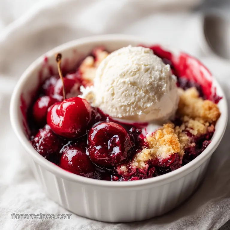 3 Ingredient Cherry Dump Cake: Buttery and Golden
