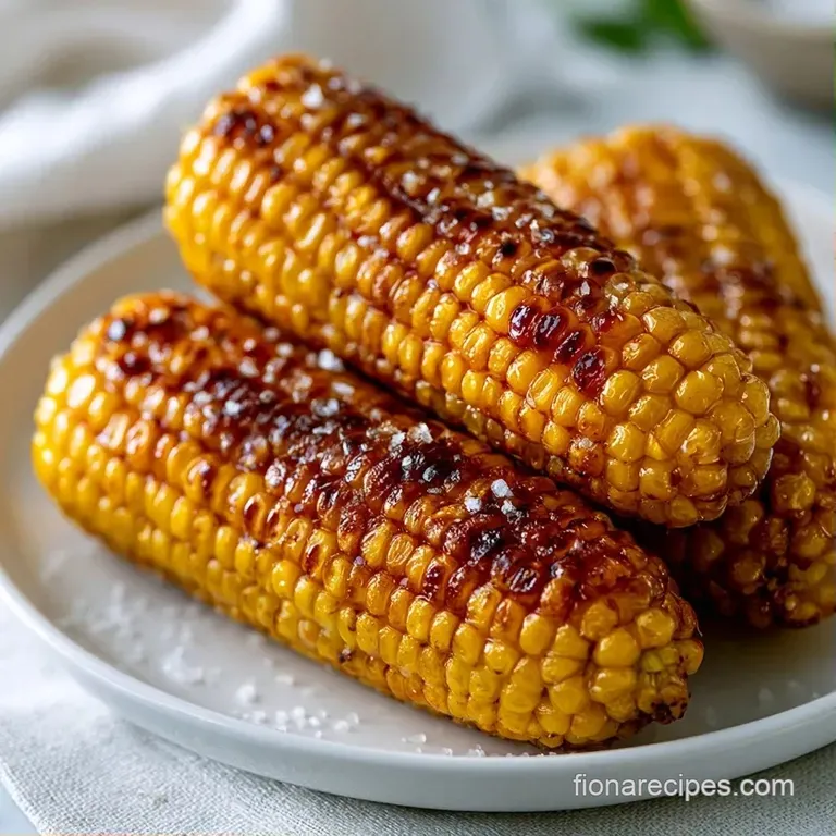 Bright yellow corn cobs arranged on a wooden board with a pat of melting butter and a sprinkle of fresh green parsley.