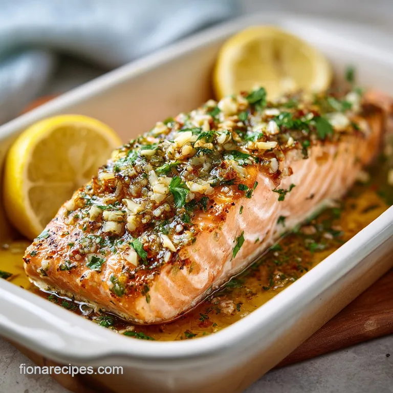A beautifully plated salmon fillet, perfectly cooked, sits atop a bed of vibrant, tender asparagus.