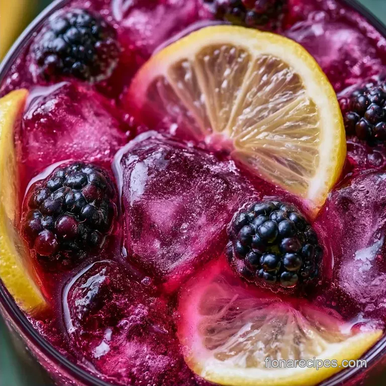 Blackberry Lemonade Recipe in 12 Minutes