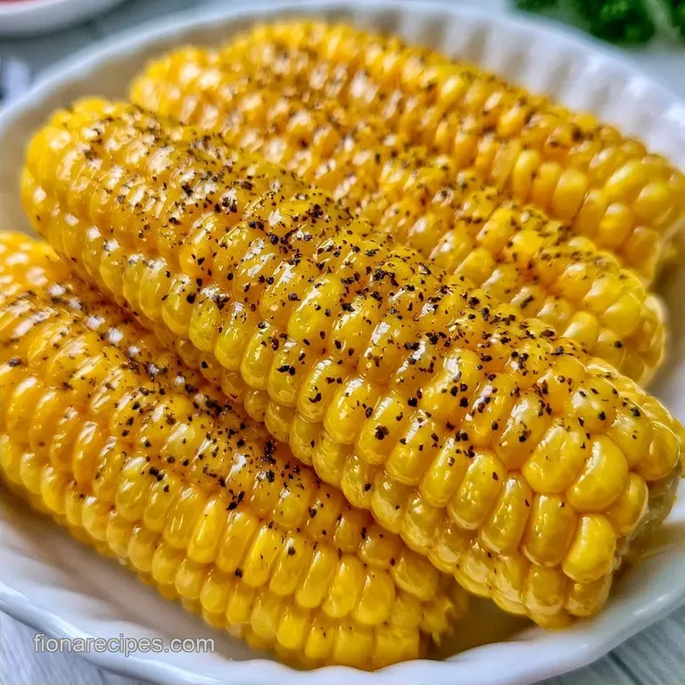 Corn On the Cob Boiled in 10 Minutes