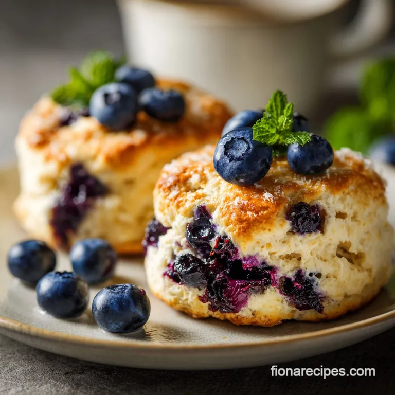 Lemon-glazed scone on a patterned plate. Soft, crumbly texture visible through the glaze's translucent sheen.