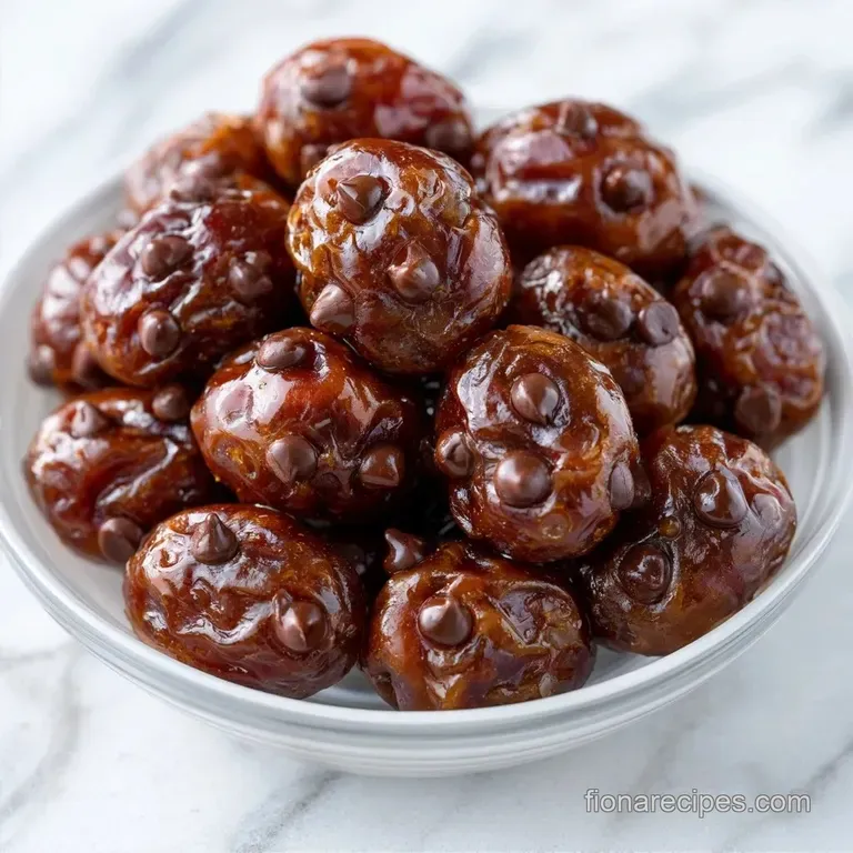 Guilt-Free Chocolate Chip Date Cookie Bites