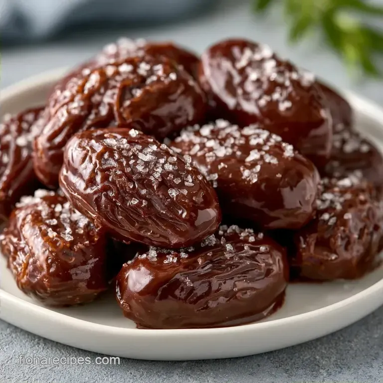 Chocolate Covered Dates with Peanut Butter
