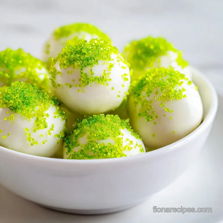 Christmas Tree Cake Truffles: Velvety Center