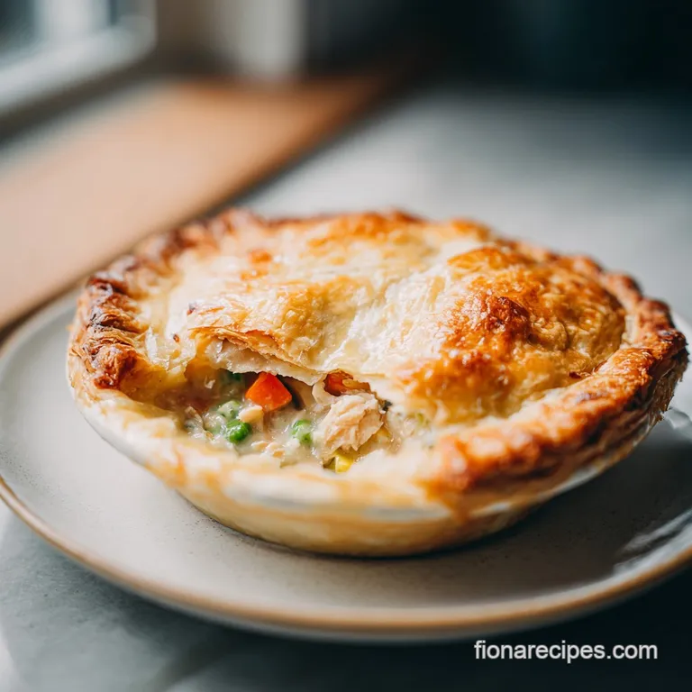 Classic Chicken Pot Pie Recipe with Flaky Crust