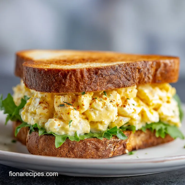 Classic Egg Salad Sandwich: Creamy & Quick