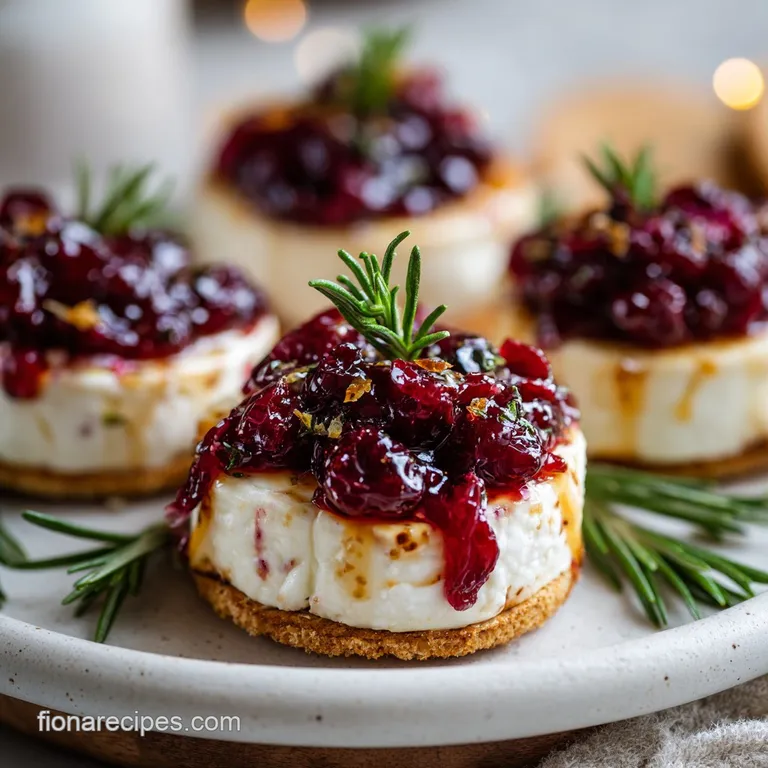 Cranberry Brie Bites: Golden and Flaky