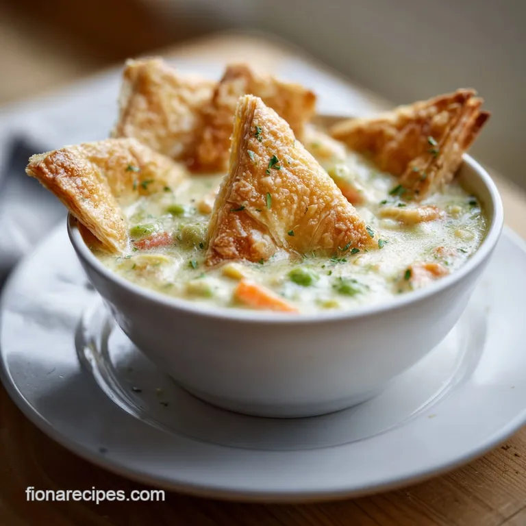Chicken Pot Pie Soup: Creamy with Cheese Dippers